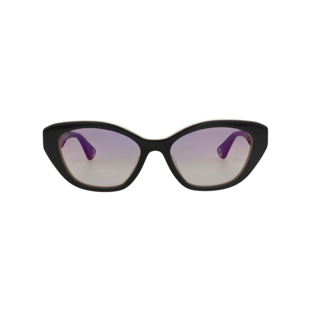 Gucci Cat Eye-Frame Recycled Acetate Sunglasses Black Womens